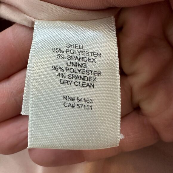 Eliza J Ruffle Bodice Cold Shoulder Formal Gown Womens Size 6 Light Pink - Picture 16 of 16